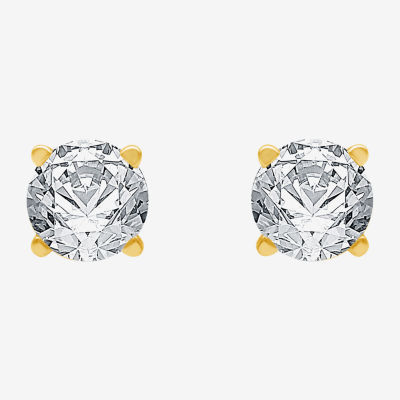 Ever Star (G / SI1-SI2) 1/2 CT. T.W. Lab Grown White Diamond 10K Gold 4.1mm Stud Earrings