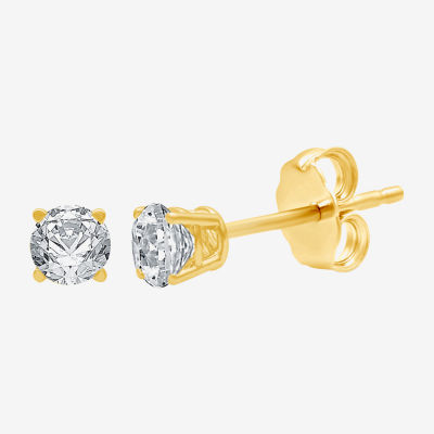 Ever Star (G / SI1-SI2) 1/2 CT. T.W. Lab Grown White Diamond 10K Gold 4.1mm Stud Earrings