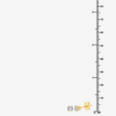 Ever Star (G / SI1-SI2) 1/2 CT. T.W. Lab Grown White Diamond 10K Gold 4.1mm Stud Earrings
