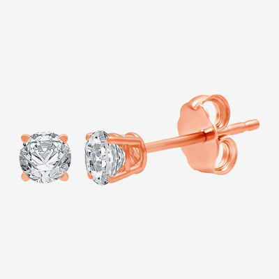 Ever Star (G / SI1-SI2) 1/2 CT. T.W. Lab Grown White Diamond 10K Gold 4.1mm Stud Earrings