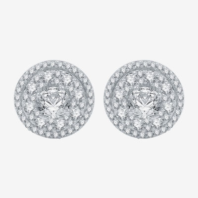 Ever Star (H-I / I1) 1 1/2 CT.T.W. Lab-Grown Diamond 10K Gold 12mm Stud Earrings