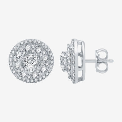 Ever Star (H-I / I1) 1 1/2 CT.T.W. Lab-Grown Diamond 10K Gold 12mm Stud Earrings