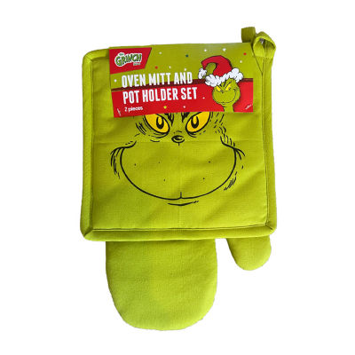 Dr. Seuss The Grinch 2-pc. Pot Holder and Oven Mitt Set