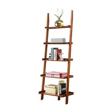 American Heritage Cormac Bookshelf Ladder, One Size, Brown