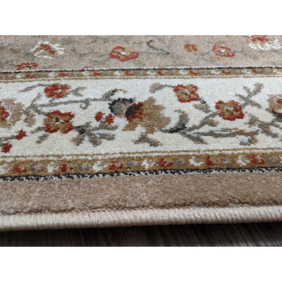 Como Floral Traditional Oriental Indoor Rectangular Area Rug