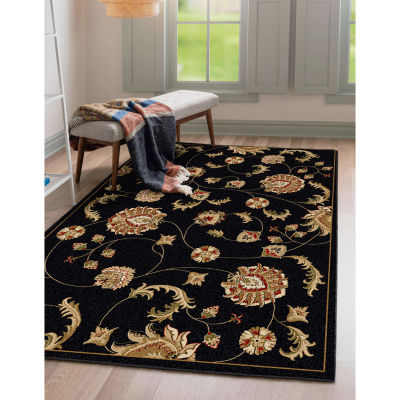 Radici Como Transitional Floral Rectangular Indoor Area Rug