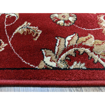 Radici Como Transitional Floral Rectangular Indoor Area Rug
