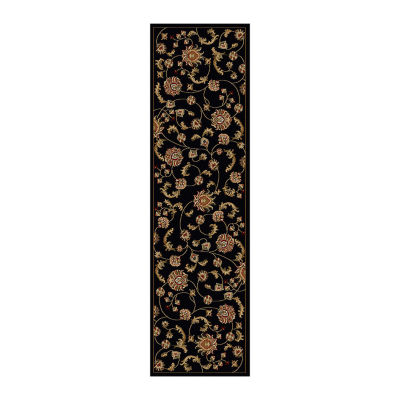 Radici Como Transitional Floral Indoor Rectangular Runner