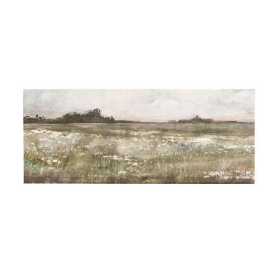 Stupell Industries Rural Country Meadow Canvas Art
