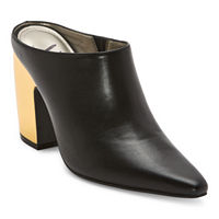 Worthington Womens Nelda Mules, 6 Medium, Black