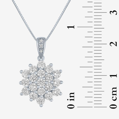 G-H / Si2-I1) Womens 1/ CT. T.W. Lab Grown White Diamond 10K Gold Pendant Necklace