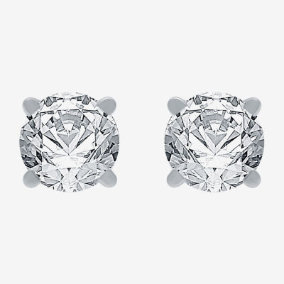 Ever Star (G / SI1-SI2) 5/8 CT. T.W. Lab Grown White Diamond 10K Gold Round Stud Earrings