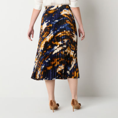 Worthington Womens Pleated Skirt