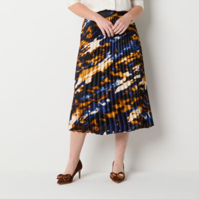 Worthington Womens Pleated Skirt