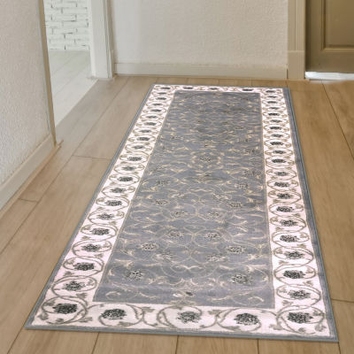 Radici Pisa Arabesque Traditional Oriental 26"X91" Indoor Rectangular Runner