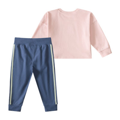 adidas Baby Girls 2-pc. Pant Set