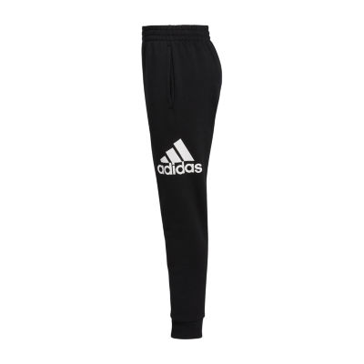 adidas Toddler Boys Mid Rise Tapered Fleece Jogger Pant