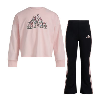 adidas Little Girls 2-pc. Legging Set