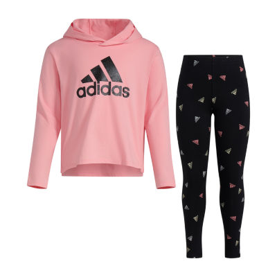 adidas Little Girls 2-pc. Legging Set