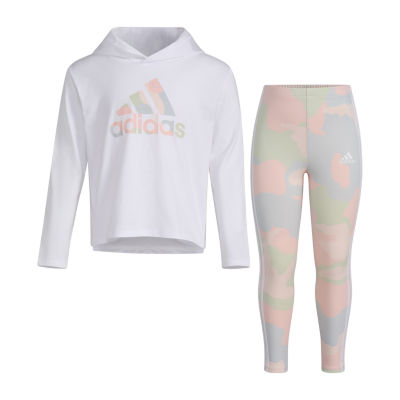 adidas Little Girls 2-pc. Legging Set