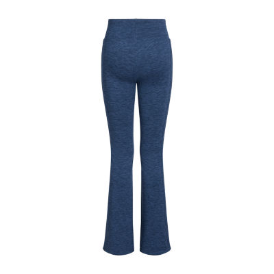 adidas Big Girls Mid Rise Flare Flat Front Pant