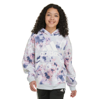 adidas Big Girls Fleece Hoodie