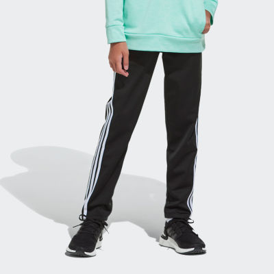 adidas Big Girls Mid Rise Tapered Track Pant