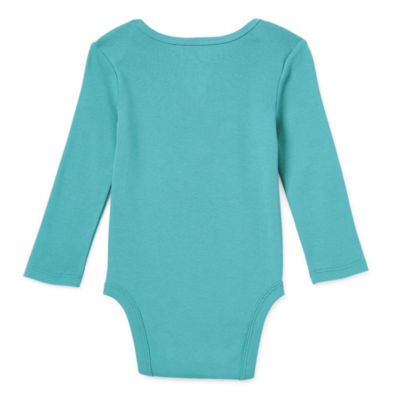 Okie Dokie Baby Unisex Crew Neck Long Sleeve Bodysuit