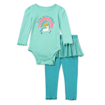 Okie Dokie Baby Girls 2-pc. Pant Set