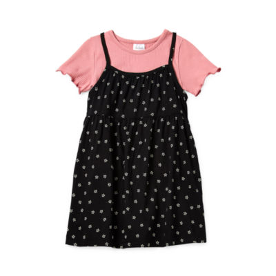 Okie Dokie Toddler & Little Girls Sleeveless 2-pc. Dress Set