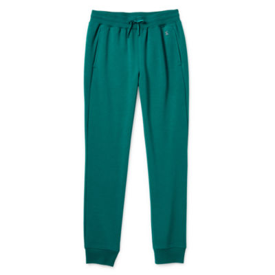 Xersion Little & Big Girls Super Soft Mid Rise Cuffed Fleece Jogger Pant