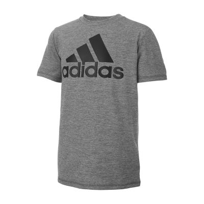 adidas Big Boys Crew Neck Short Sleeve Graphic T-Shirt