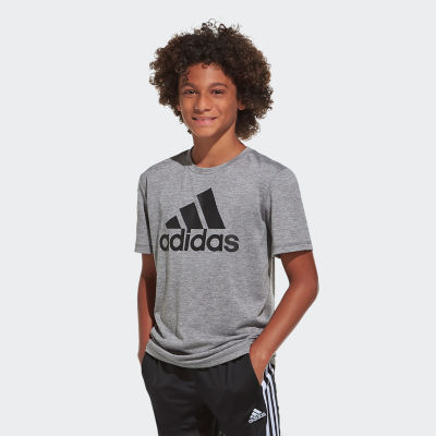 adidas Big Kid Boys Crew Neck Short Sleeve Regular Fit Graphic T