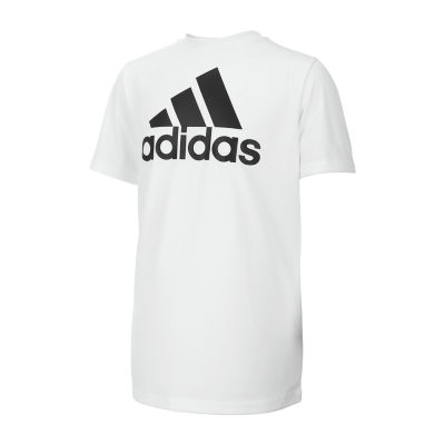 adidas Big Boys Crew Neck Short Sleeve Graphic T-Shirt