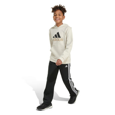 adidas Big Kid Boys Long Sleeve Fleece Active Hoodie
