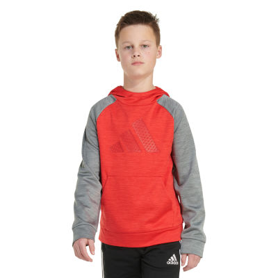 adidas Big Boys Fleece Hoodie