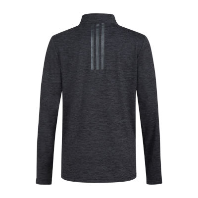 adidas Big Boys Mock Neck Long Sleeve Jersey