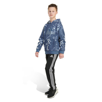 adidas Big Boys Fleece Hoodie