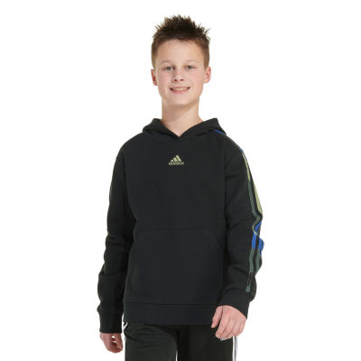 adidas Big Boys Embroidered Fleece Hoodie