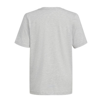 adidas Big Boys Embroidered Crew Neck Short Sleeve T-Shirt