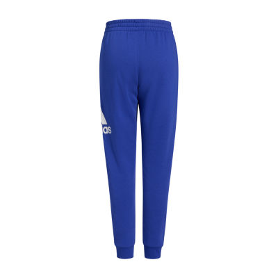 adidas Big Boys Mid Rise Cuffed Fleece Jogger Pant