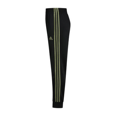 adidas Big Boys Mid Rise Cuffed Jogger Pant