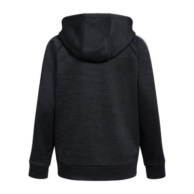 adidas Big Kid Boys Fleece Hooded Midweight Jacket