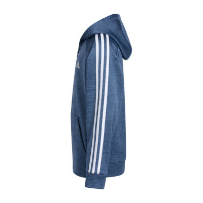 adidas Big Boys Fleece Hooded Midweight Jacket