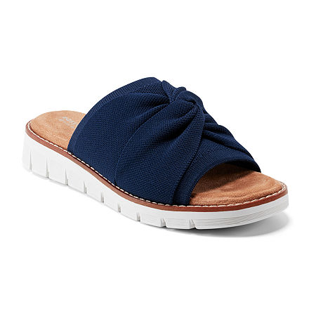 Easy Spirit Womens Josy Slide Sandals, 12 Medium, Blue