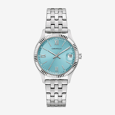 Caravelle Designed By Bulova Womens Silver Tone Stainless Steel Bracelet Watch 43m124, One Size -  25510670018