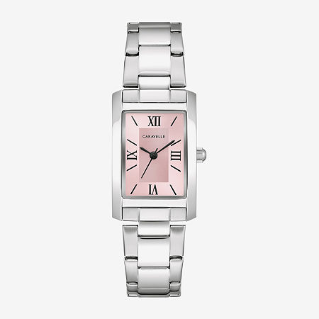 Caravelle Designed By Bulova Womens Silver Tone Stainless Steel Bracelet Watch 43l224, One Size -  25510710018