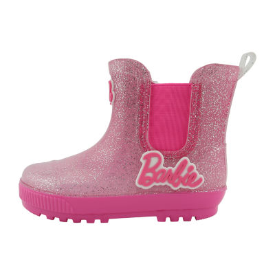 Toddler Girls Barbie Barbie Flat Heel Rain Boots