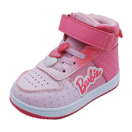 Barbie Glitter Toddler Girls Sneakers, 9 Medium, Pink