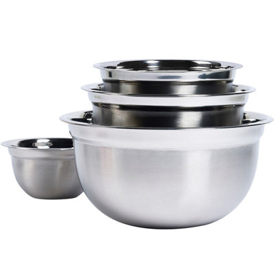 Basic Essentials® 4pc. Stainless Steel Mixing Bowl SetJCPenney, Color